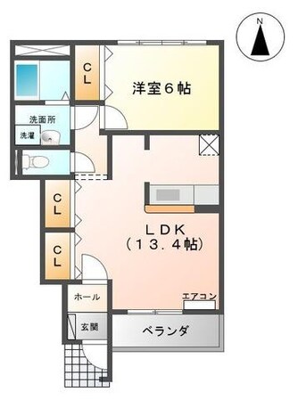 54リバージュ中町の物件間取画像